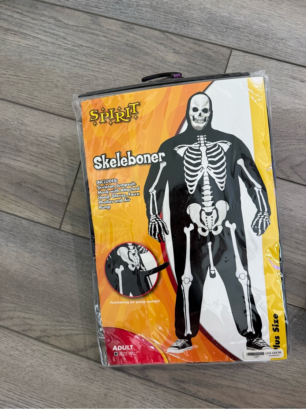 Spirit Black & White Skeleboner Costume